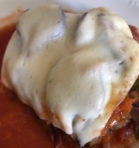 millefoglie di verdure e caciocavallo
